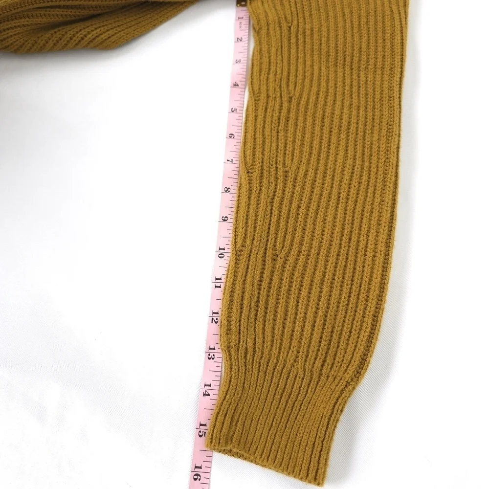 Madewell Nolan Open Stitch Patch Pocket Cotton Cardigan XS